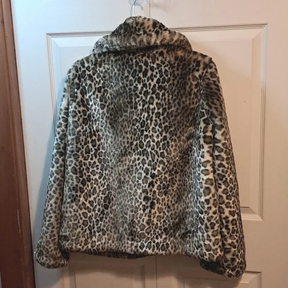 Victoria's Secret limited edition faux fur coat with matching gloves - L - brown - Picture 3 of 10